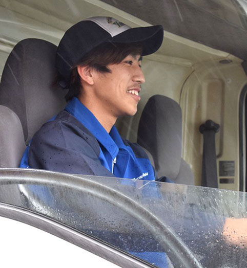 3tトラック県内ルート
配送ドライバー