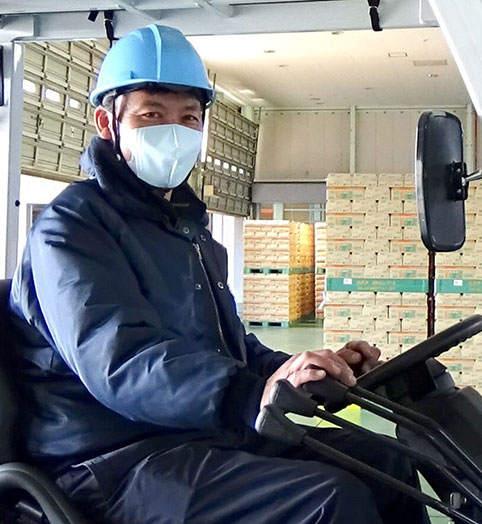 3tトラック県内ルート
配送ドライバー