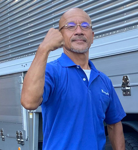 3tトラック県内ルート
配送ドライバー